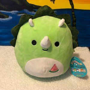 NWT Tristan the triceratops Squishmallow
